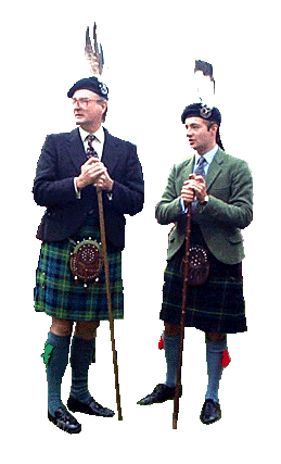 The Chief, Granville Gordon, and his son, Alastair Gordon